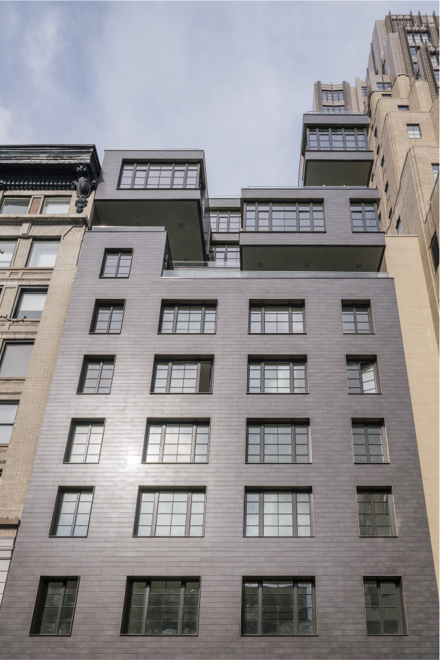 221 West 17 Street Flat porcelain rainscreen facade