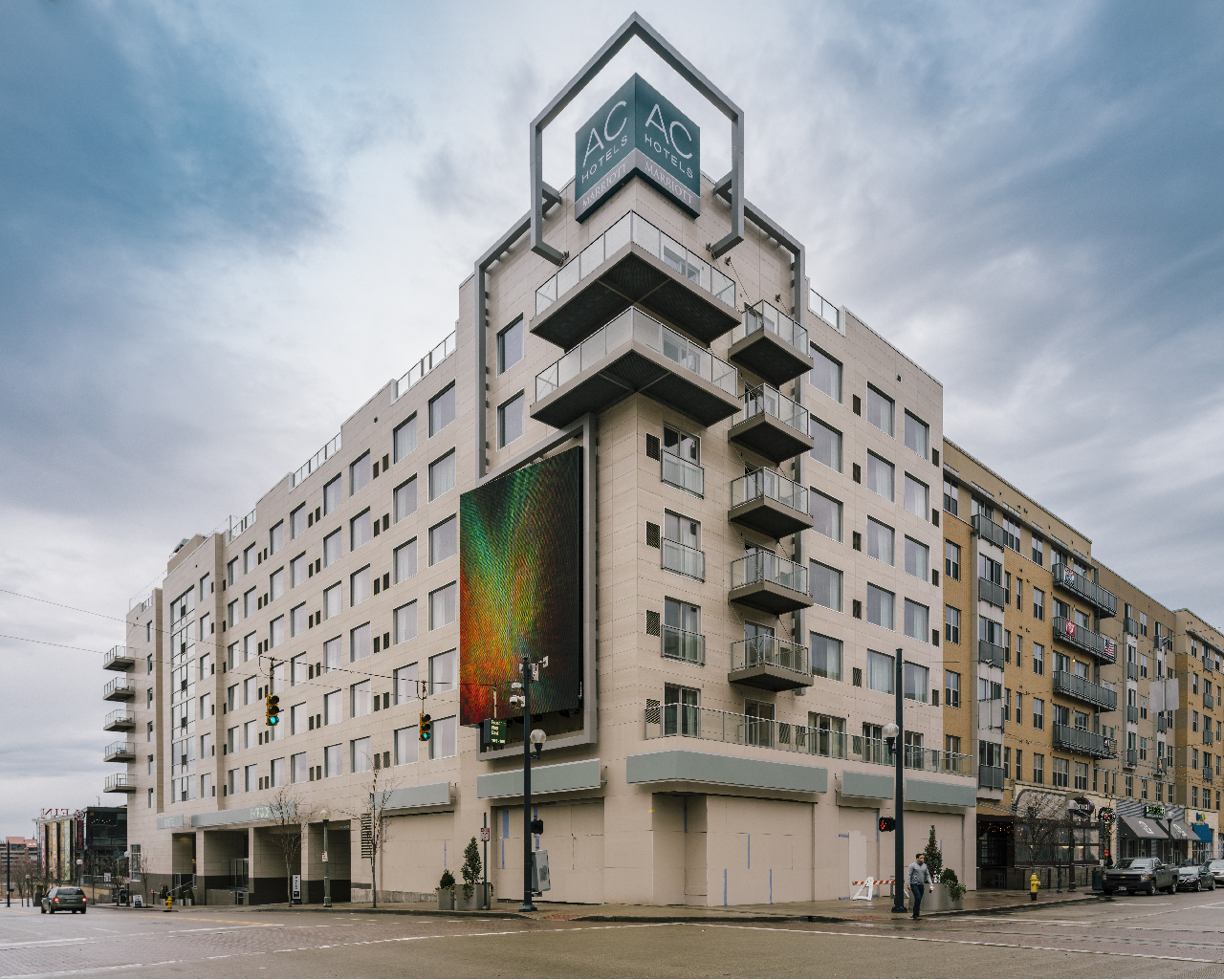 32 AC Hotel Corner View of Building