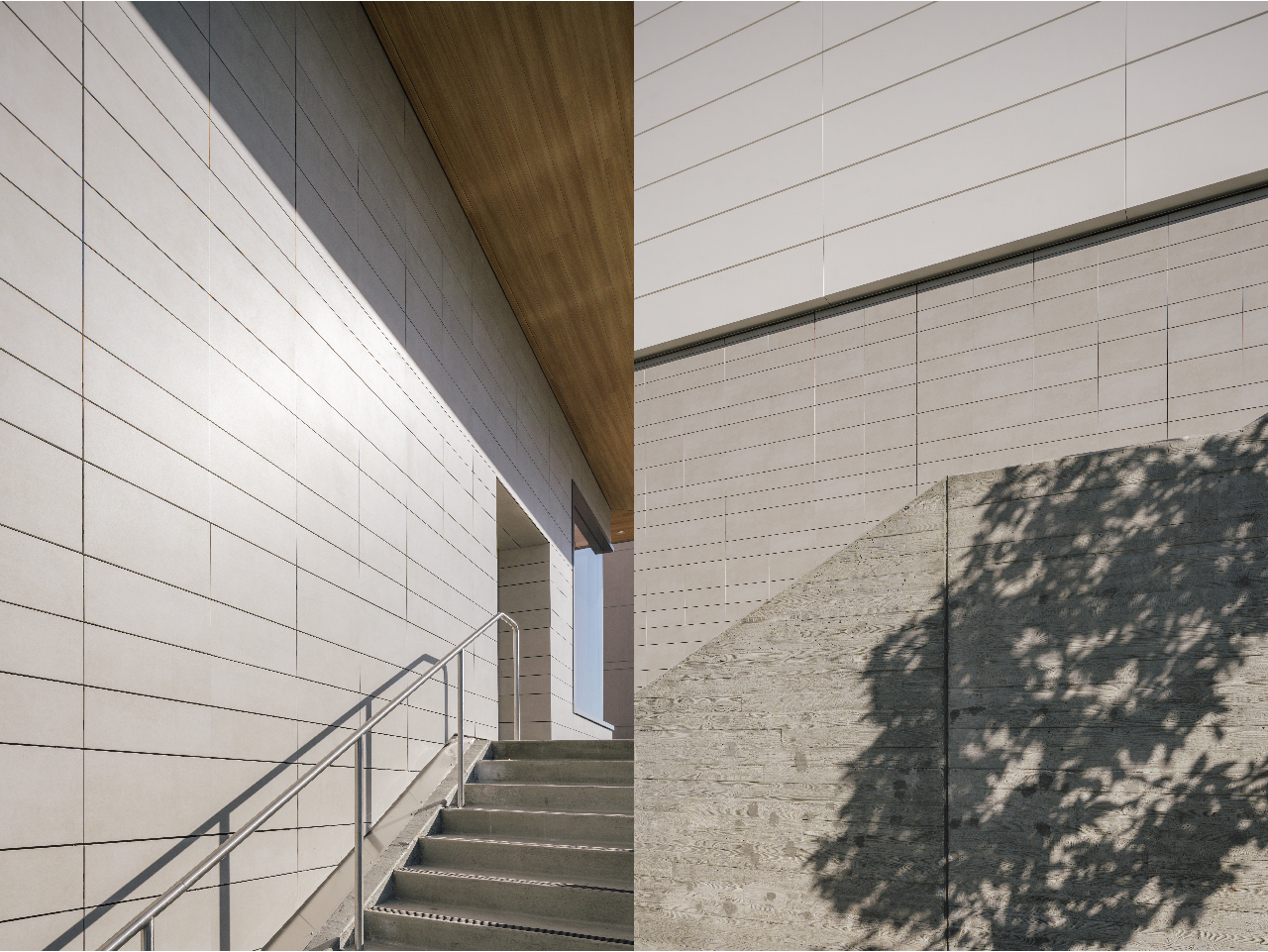 Nordstrom La Joya Cladding detail at Stair