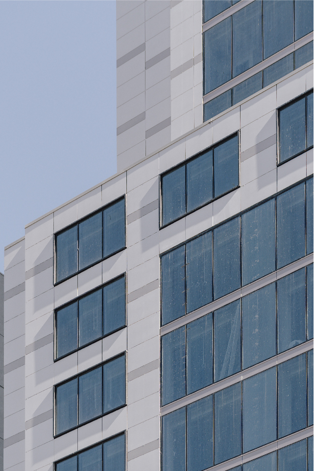 Courtyard by Marriott Hotel Porcelain Cladding Detail