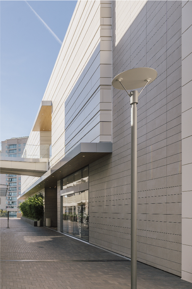 Nordstrom La Joya Porcelain Cladding at main facade